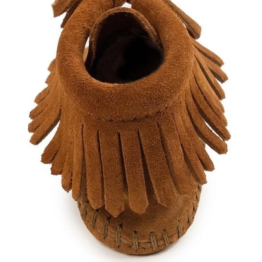 Infant Minnetonka Fringe Bootie baby size 4